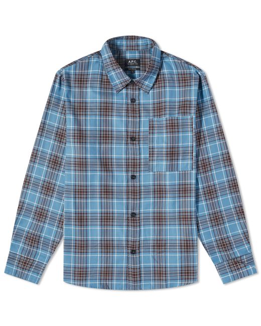 A.P.C. . Graham Check Overshirt in END. Clothing
