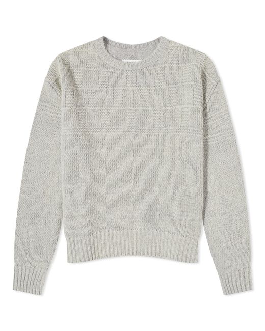 Mm6 Maison Margiela Mohair Fisherman Crew Knit in END. Clothing