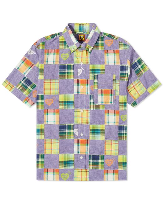 Human Made Short Sleeve Patchwork Print Shirt in Large END. Clothing