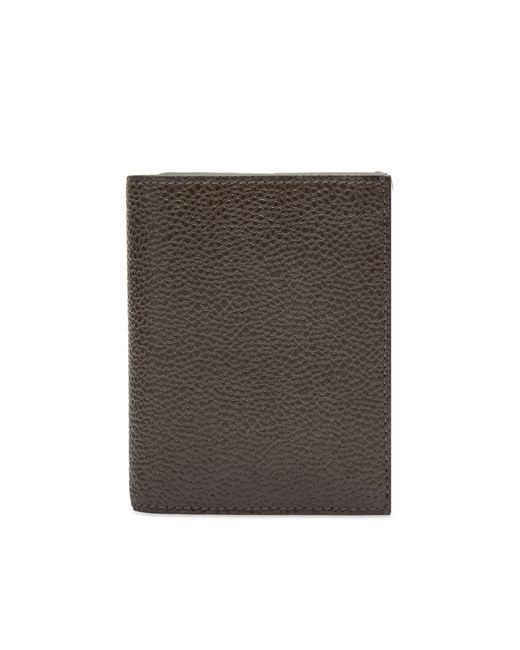Thom Browne Pebble Grain Double Card Holder in END. Clothing