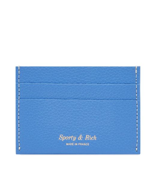 Sporty & Rich Grained Leather Card Holder in END. Clothing