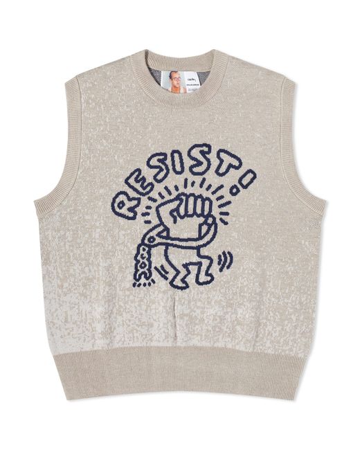 Jungles Jungles x Keith Haring Resist Knitted Vest in END. Clothing