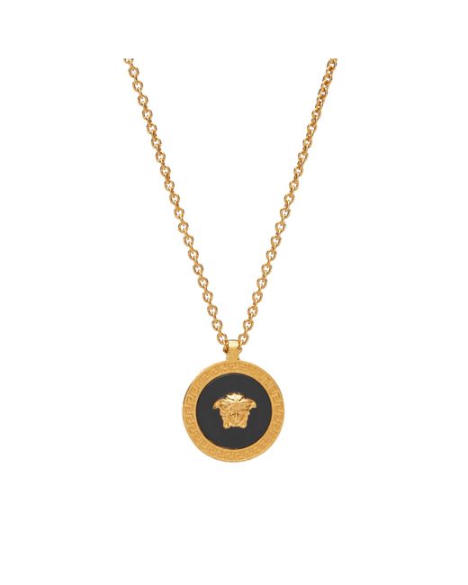 Versace Small Medusa Medallion Necklace in END. Clothing