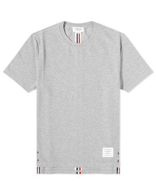 Thom Browne Back Stripe Pique T-Shirt in X-Large END. Clothing