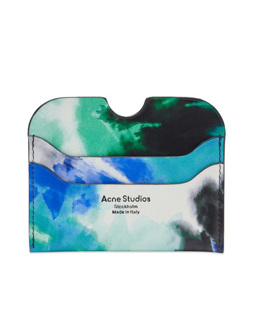 Acne Studios Elmas Large S Tie Dye Card Holder in END. Clothing