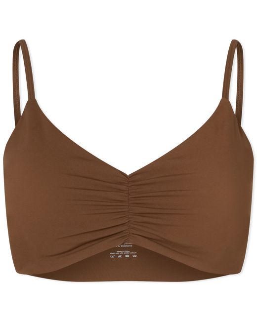 Adanola Ultimate Ruched Front Sports Bra in END. Clothing