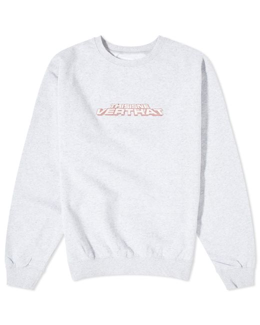 thisisneverthat Title Logo Crew Sweat in END. Clothing