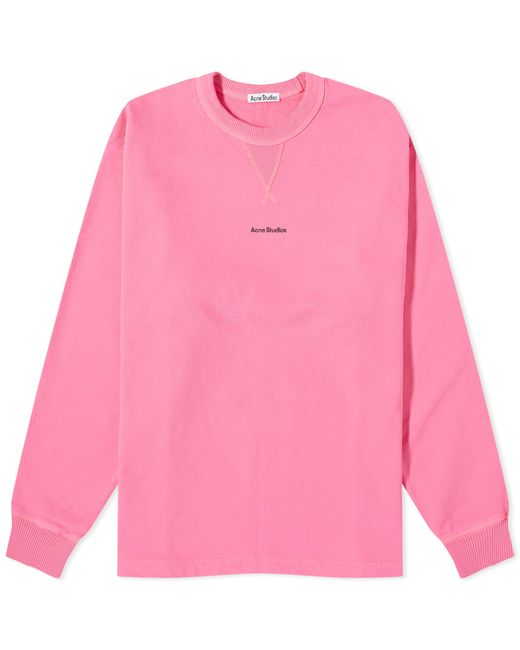 Acne Studios Fin Stamp Crew Sweat in END. Clothing