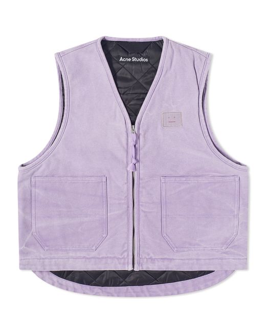 Acne Studios Ohady Padded Canvas Face Gilet in END. Clothing