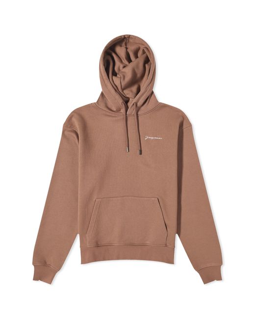 Jacquemus Embroidered Logo Hoody in END. Clothing