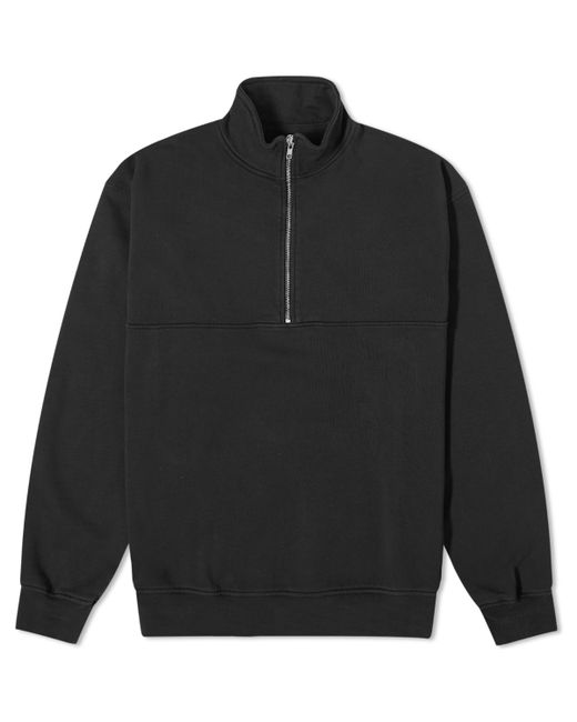 Colorful Standard Organic Quarter Zip Popover Sweat in Large END. Clothing