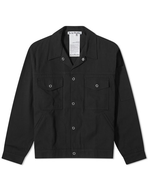 Acne Studios Ourle Twill Overshirt in END. Clothing