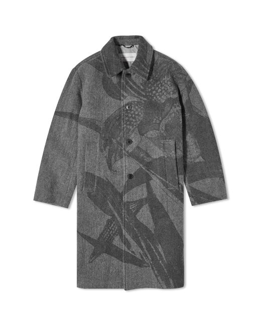 Dries Van Noten Rankle Pattern Wool Coat in END. Clothing