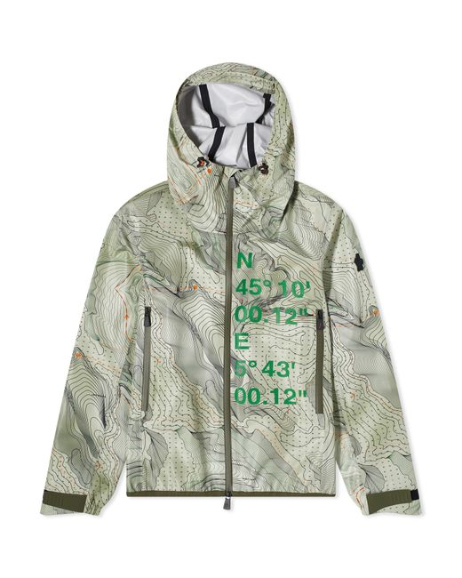 Moncler Grenoble Granged Nylon Jacket in Small END. Clothing