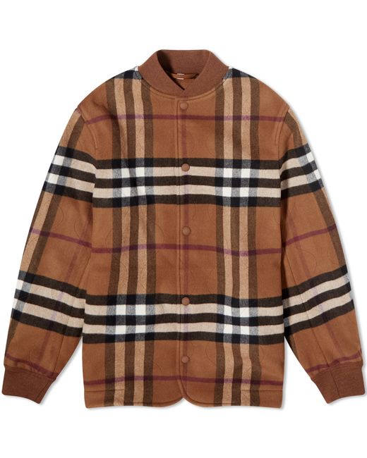 Burberry Belsize Check Bomber Jacket in Small END. Clothing