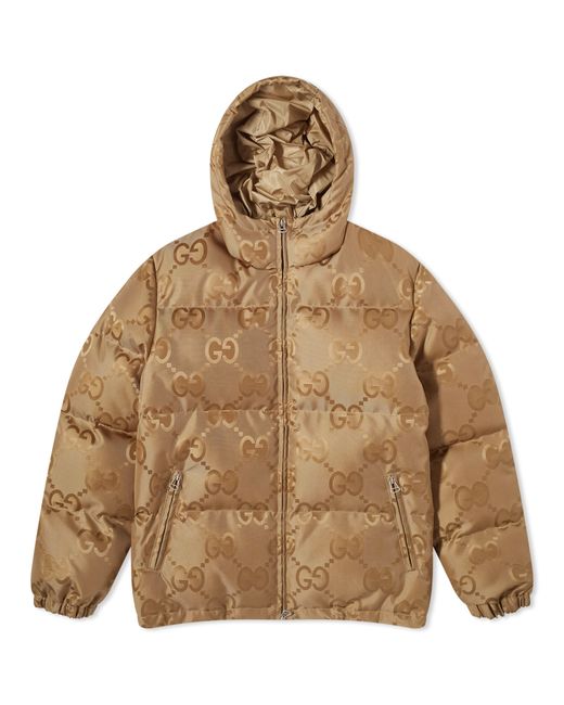 Gucci Jumbo GG Jacquard Down Hooded Jacket in END. Clothing