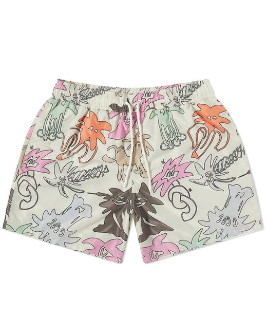 Palm Angels All Over Print Swim Shorts in END. Clothing