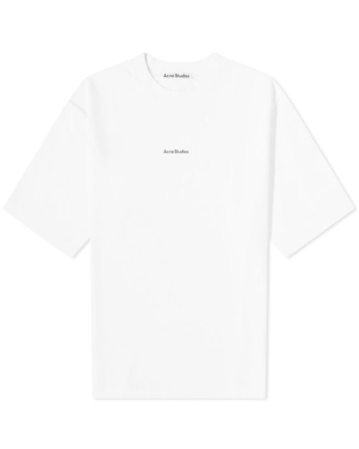 Acne Studios Extorr Stamp Logo T-Shirt in X-Small END. Clothing