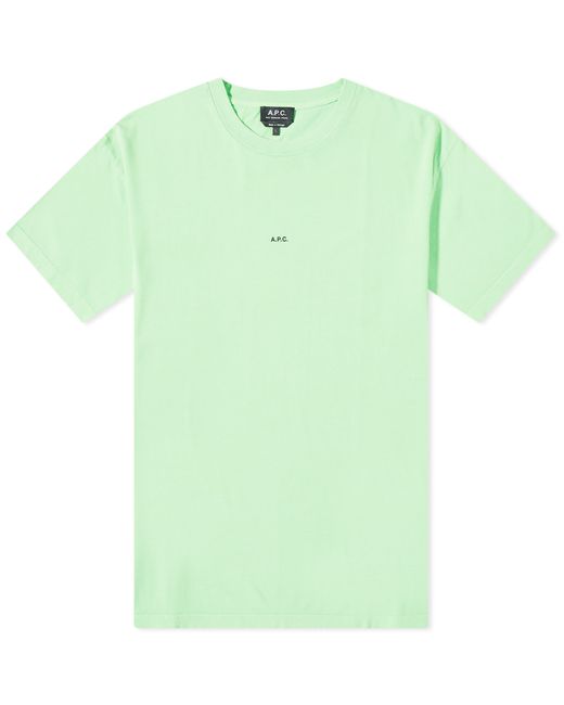A.P.C. . Kyle Fluo Logo T-Shirt in END. Clothing