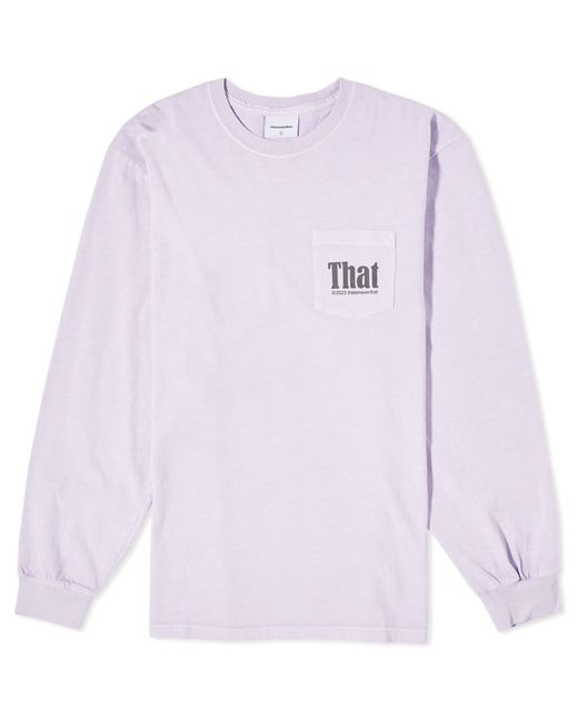 thisisneverthat Pocket Long Sleeve T-Shirt in END. Clothing