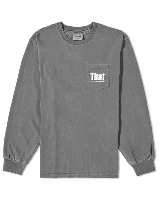 thisisneverthat Mens Pocket Long Sleeve T-Shirt in END. Clothing