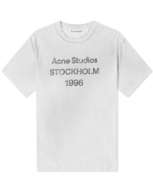 Acne Studios Exford 1996 Logo T-Shirt in END. Clothing