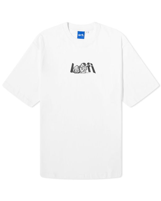 Lo-Fi Stone Logo T-Shirt in END. Clothing
