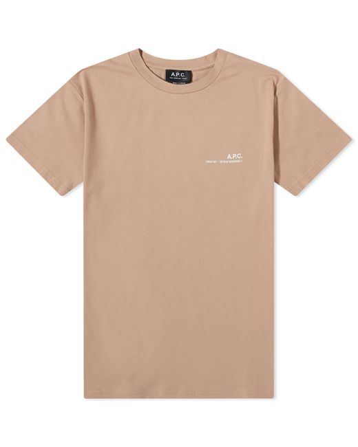 A.P.C. . Item Logo T-Shirt in END. Clothing