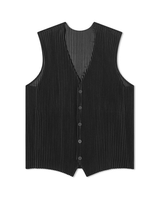 Homme Pliss Issey Miyake Pleated Vest in Small END. Clothing