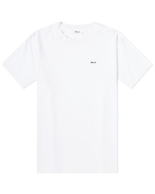 Nn07 Adam Logo T-Shirt in END. Clothing