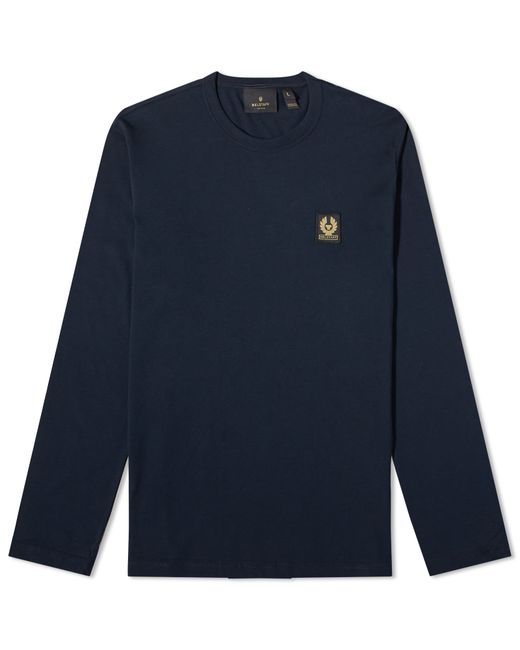 Belstaff Long Sleeve Patch Logo T-Shirt in Large END. Clothing