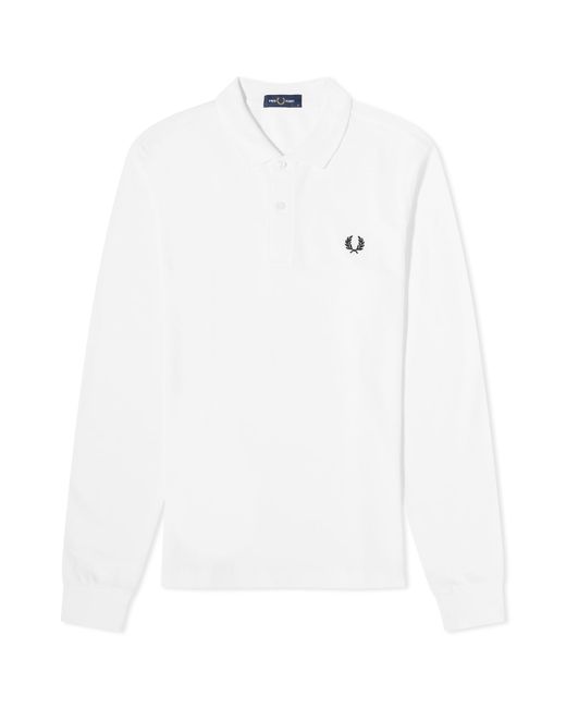 Fred Perry Authentic Long Sleeve Plain Polo Shirt in Large END. Clothing