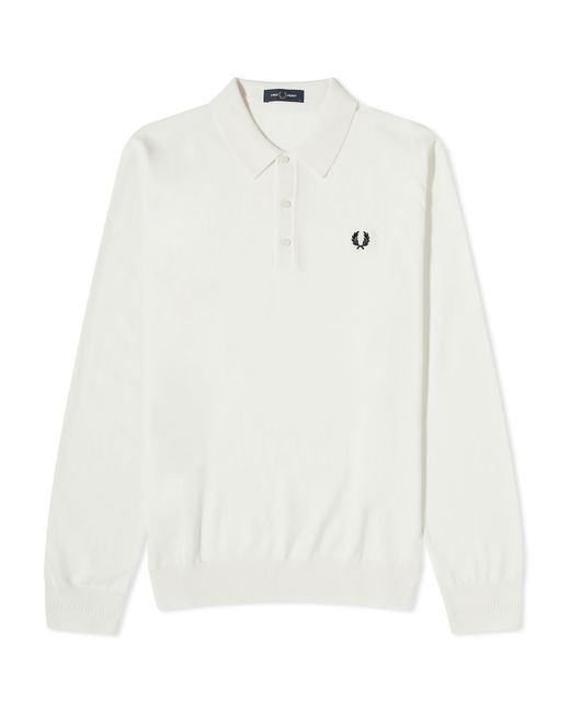 Fred Perry Long Sleeve Knit Polo Shirt in END. Clothing