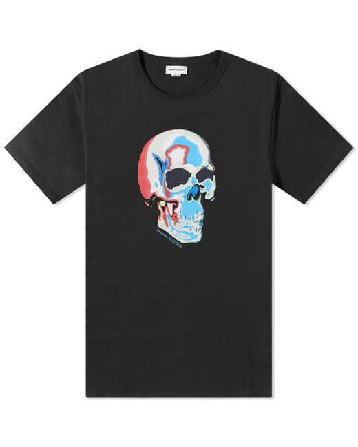 Alexander McQueen Solarized Skull Print T-Shirt in Large END. Clothing