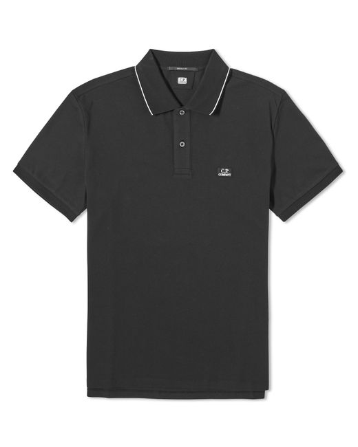 CP Company Patch Logo Polo Shirt in END. Clothing