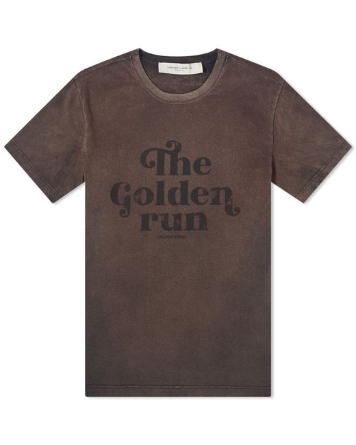 Golden Goose Golden Run Print T-Shirt in END. Clothing