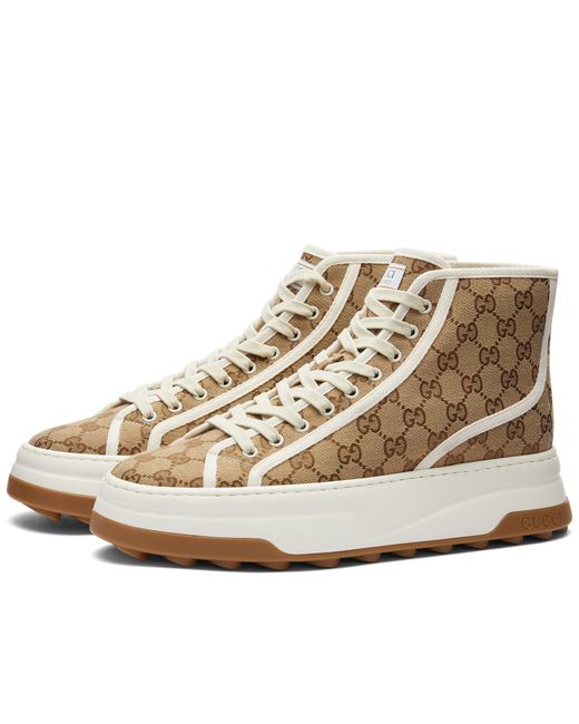 Gucci Tennis Treck High GG Jacquard Sneakers in END. Clothing