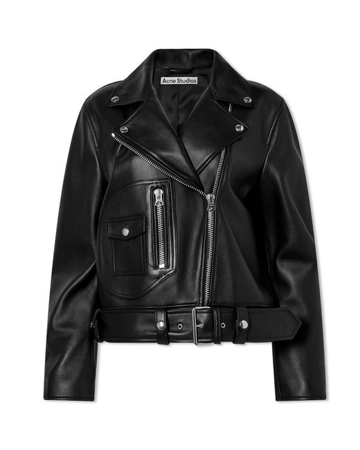 Acne Studios New Merlyn Leather Jacket in END. Clothing