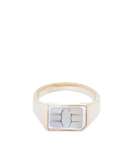 Miansai x Gab Bois Sim Card Signet Ring in Medium END. Clothing