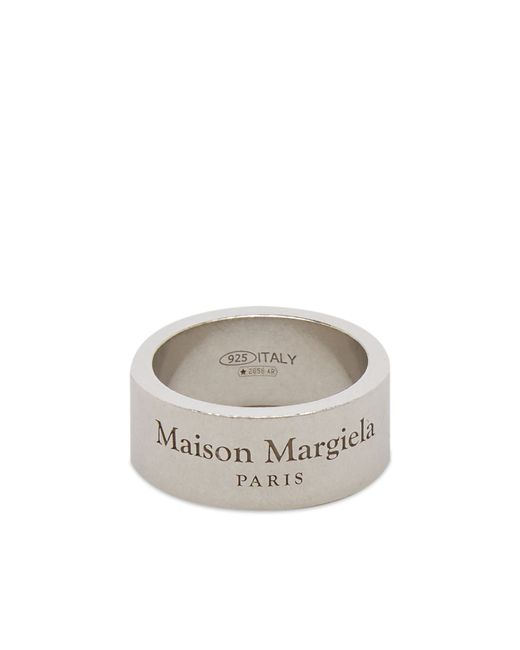 Maison Margiela Logo Ring in Small END. Clothing