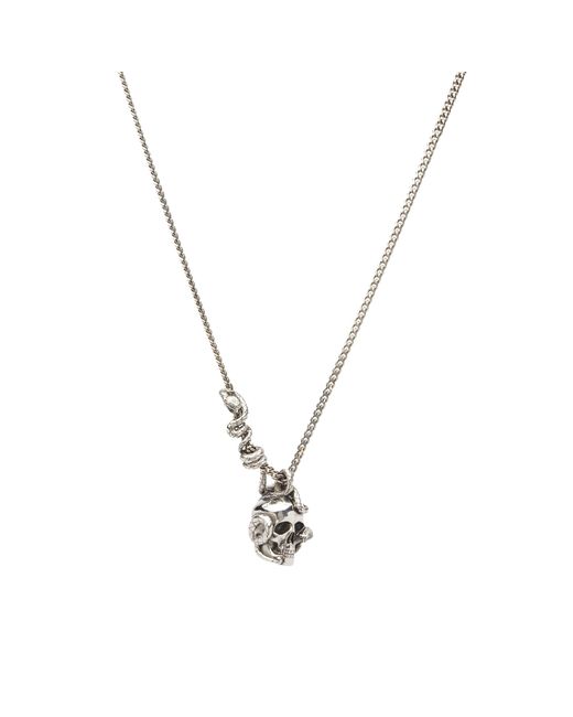 Alexander McQueen Skull Snake Necklace in END. Clothing