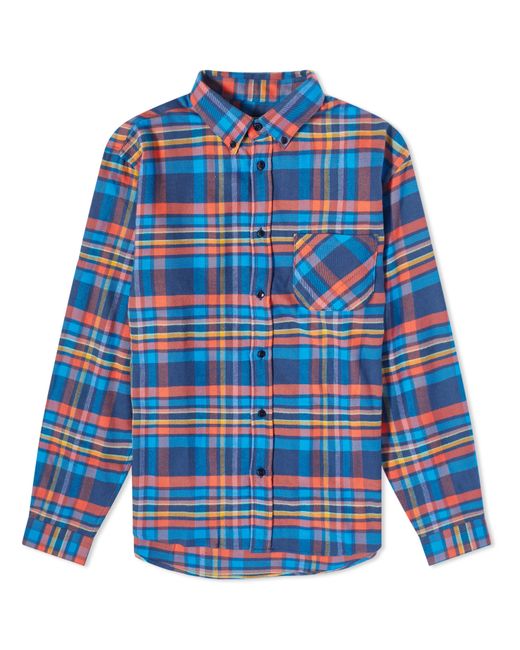 Portuguese Flannel Basti Button Down Check Shirt in END. Clothing