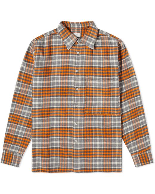 Universal Works Brushed Flannel Square Pocket Shirt in END. Clothing