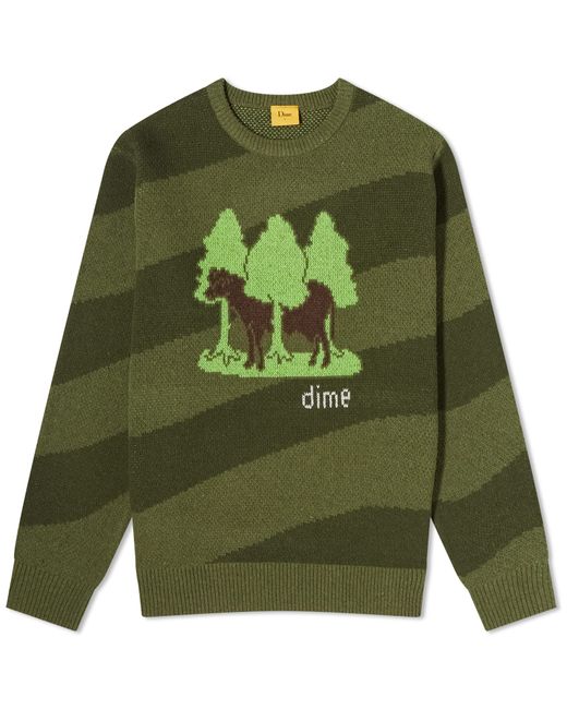 Dime Bovine Wool Crew Knit in END. Clothing