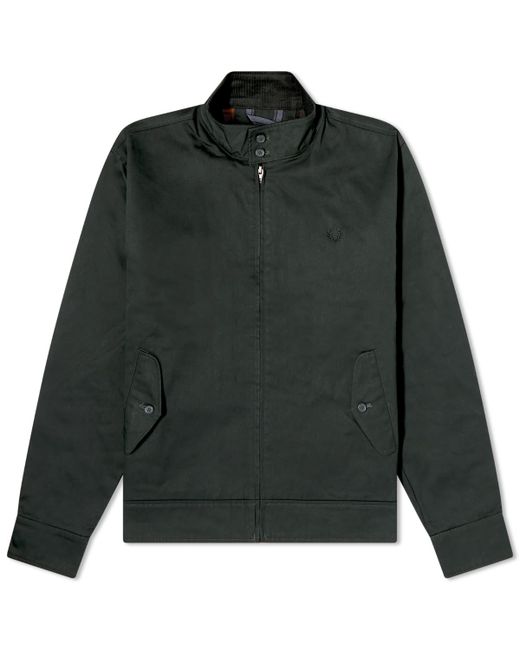 Fred Perry Waxed Harrington Jacket in END. Clothing