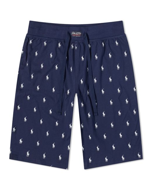 Polo Ralph Lauren Sleepwear All Over Pony Sweat Short in Small END. Clothing