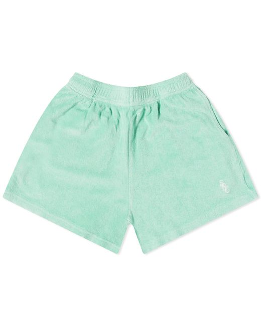 Sporty & Rich SCR Terry Shorts in Large END. Clothing
