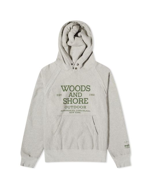 Engineered Garments Raglan Woods Hoodie in END. Clothing