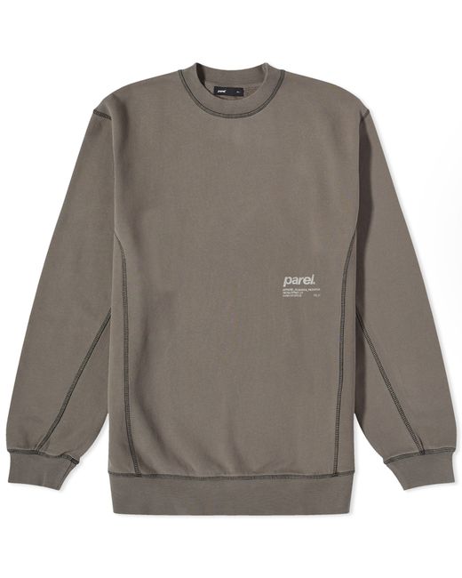 Parel Studios Contrast Crew Neck Sweat in Large END. Clothing