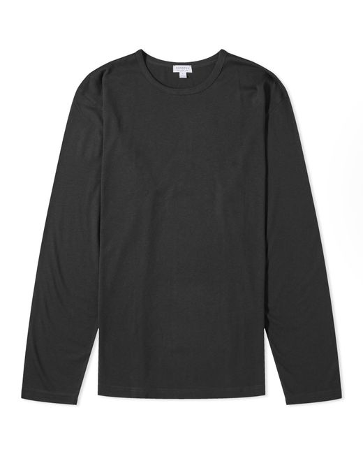 Sunspel Long Sleeve Lounge T-Shirt in END. Clothing
